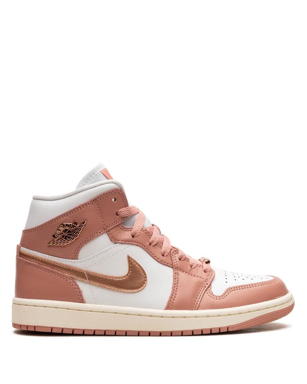 Nike Pink Air 1 Mid Stardust" Sneakers
