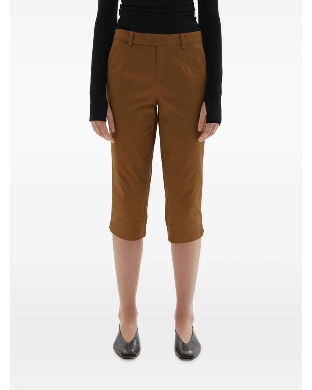 JOAEN Green Sara Cropped Trousers