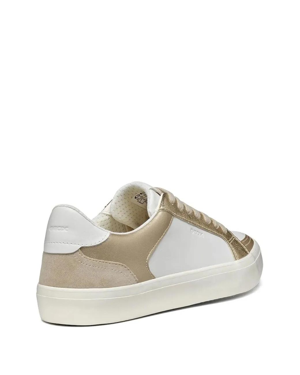 Geox White Emmeleny Panel Sneakers
