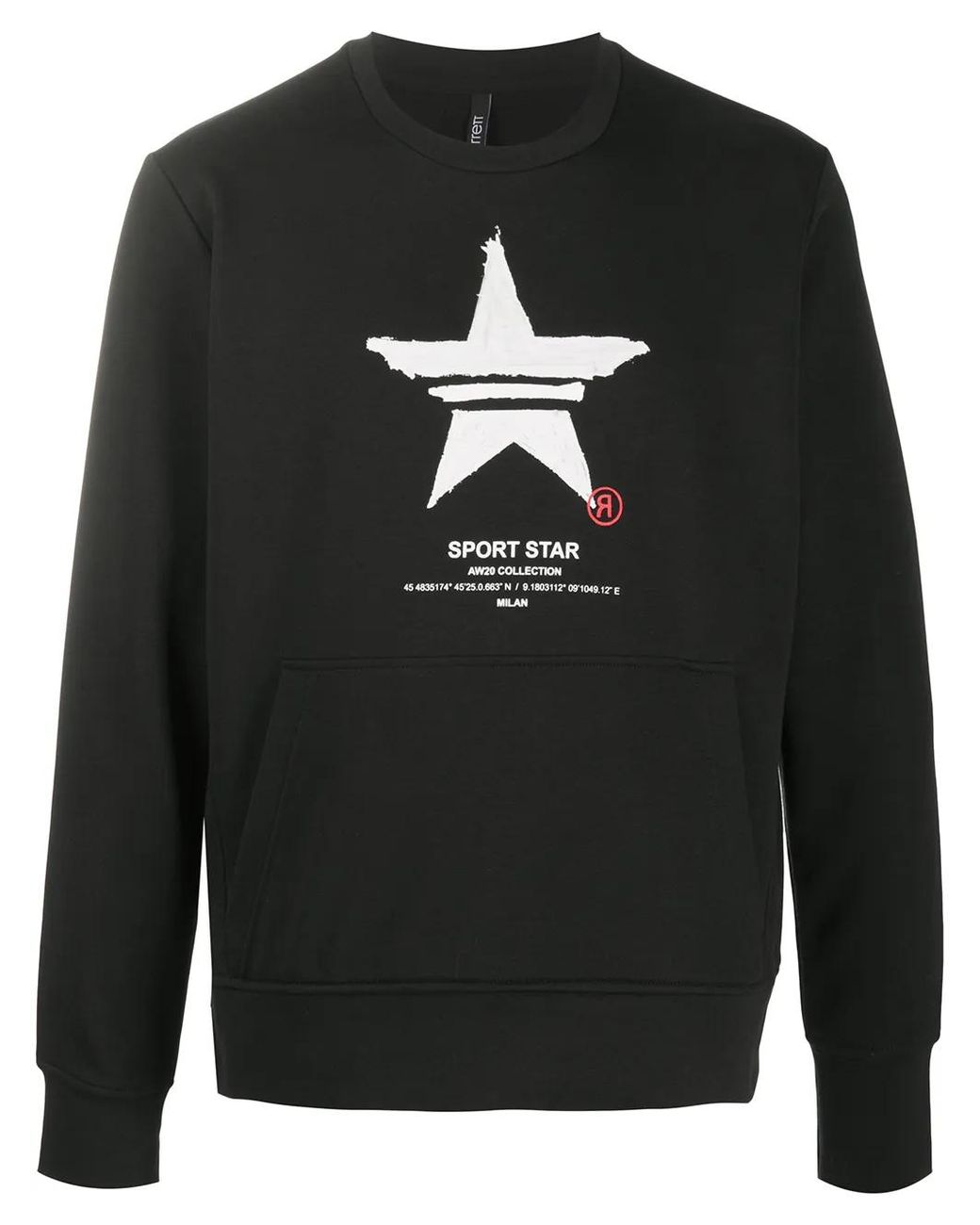 Neil Barrett Black Graphic-Print Sweatshirt for men