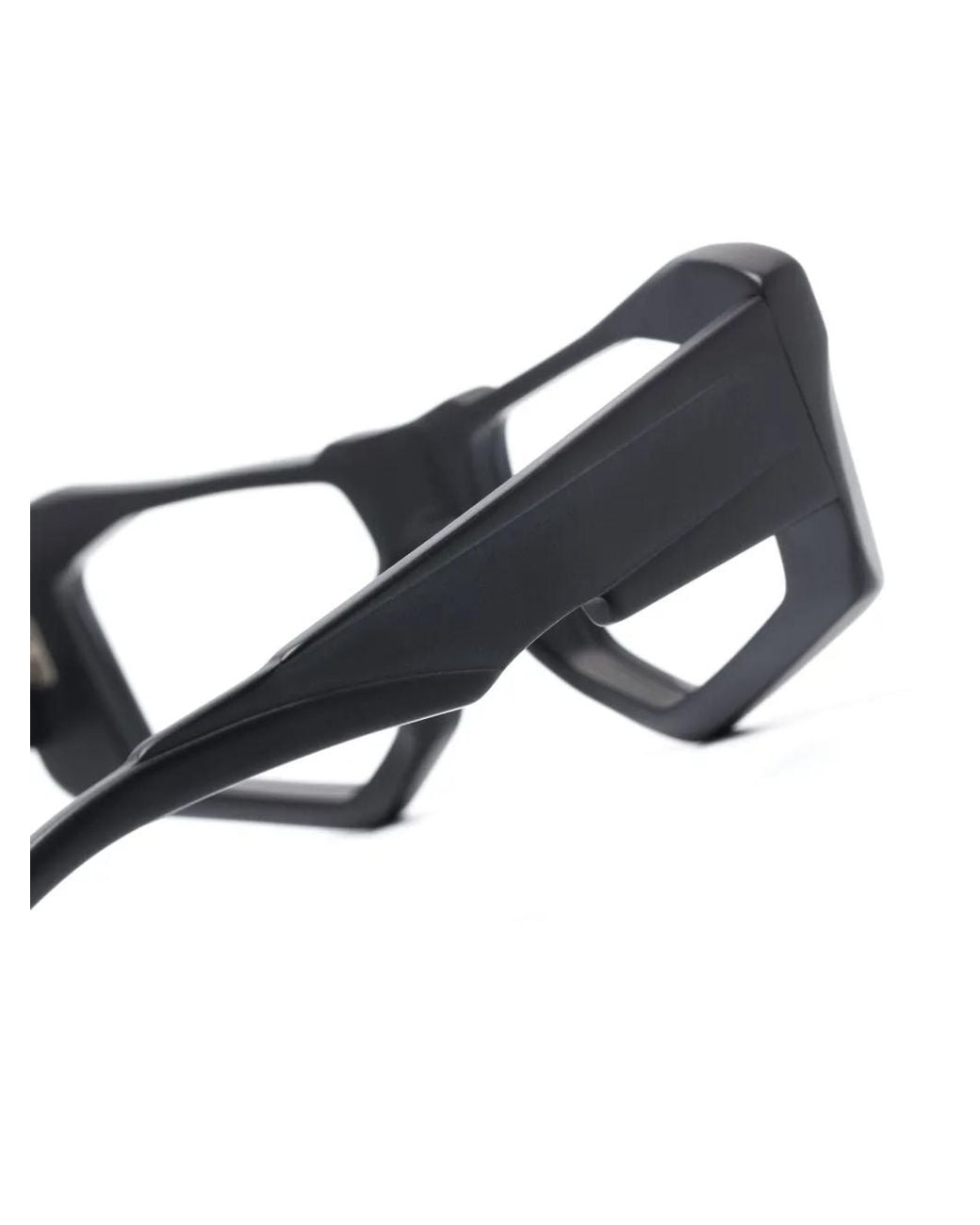 Kuboraum Black F6 Rectangle-Frame Glasses
