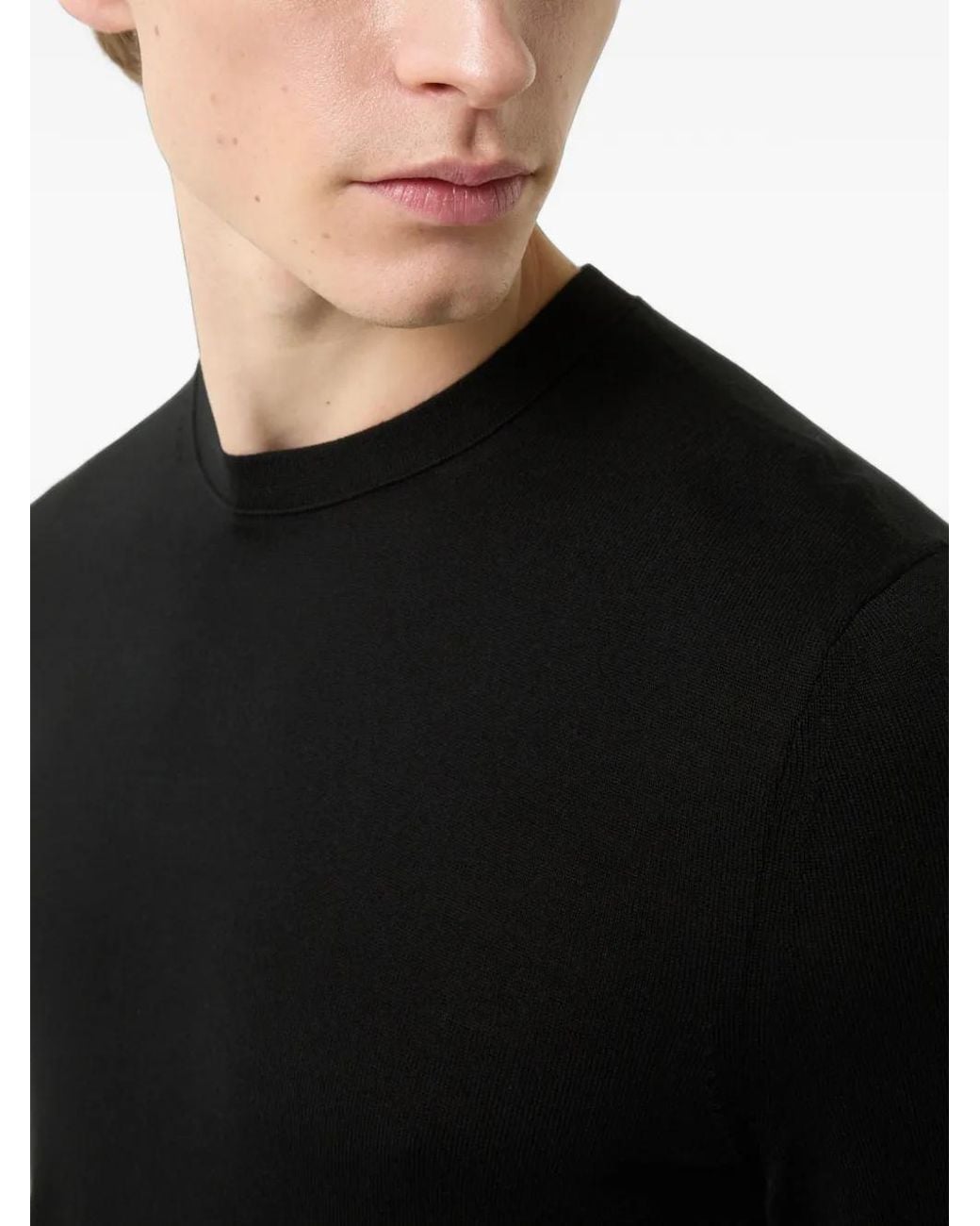 Bogner Black Ole Crew-Neck Sweater for men