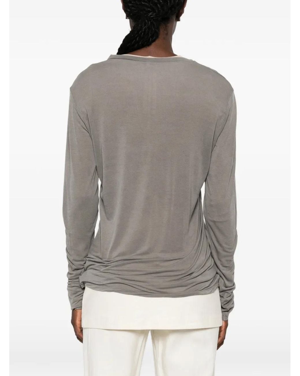 Baserange Gray Long-Sleeve T-Shirt