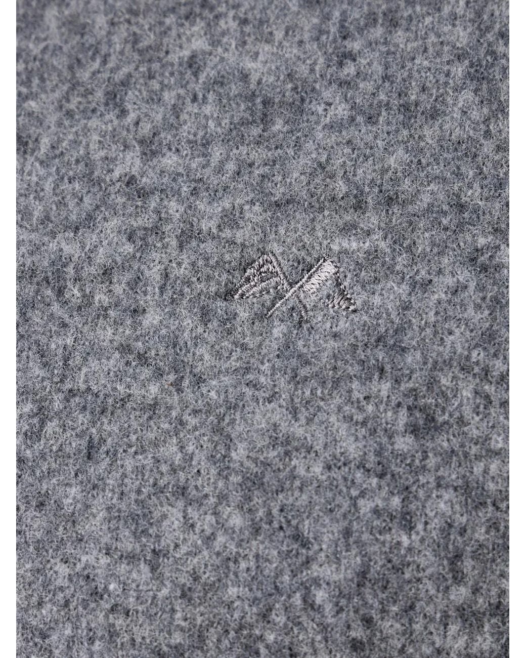 Lindbergh Gray Pull En Laine À Col Rond Et Logo Brodé for men