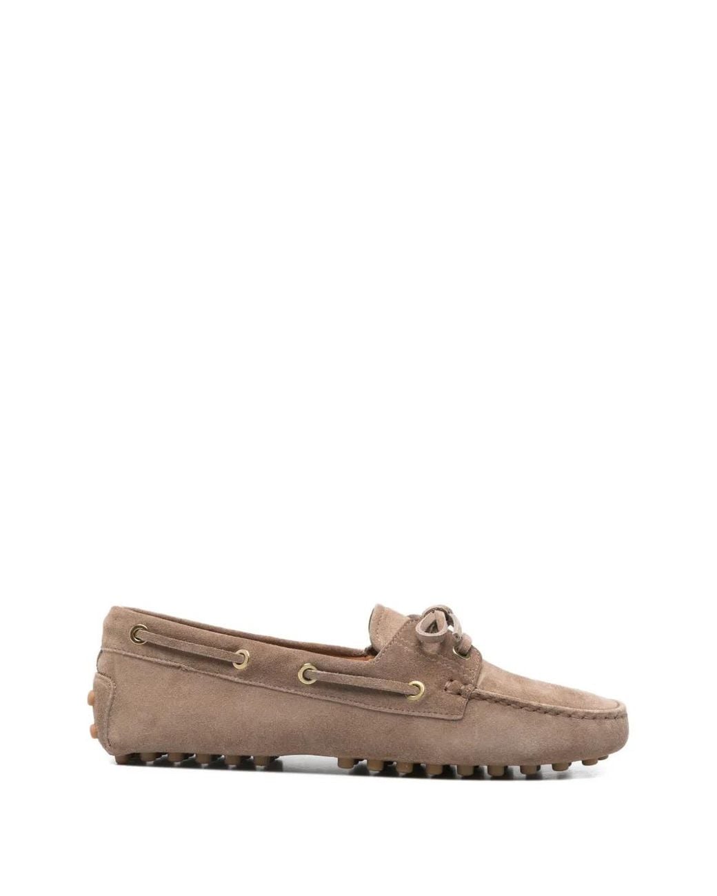 Tod's Natural Gommino Boat Shoes