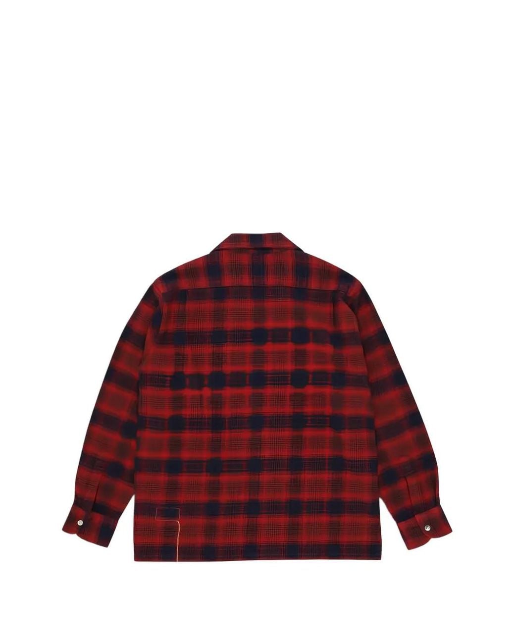 Fortela Red Baker Plaid Cotton Overshirt for men