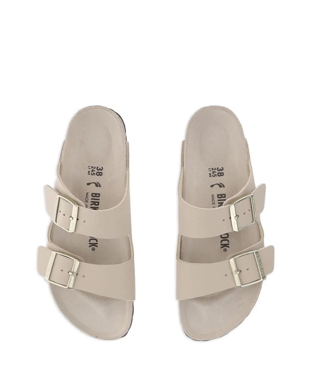 Birkenstock White Sandalen Mit Riemen