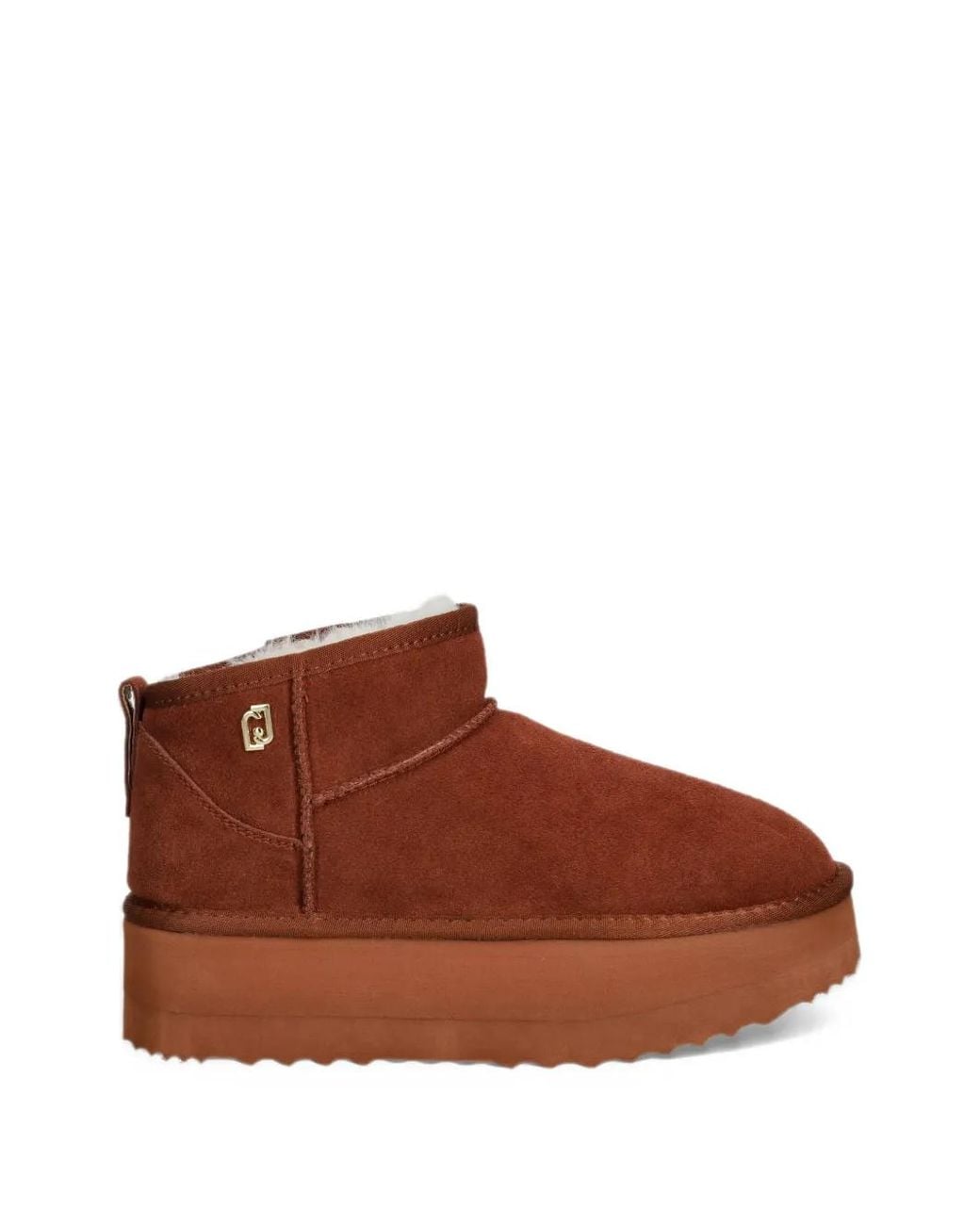 Liu Jo Brown Ankle Boots Warm Platform