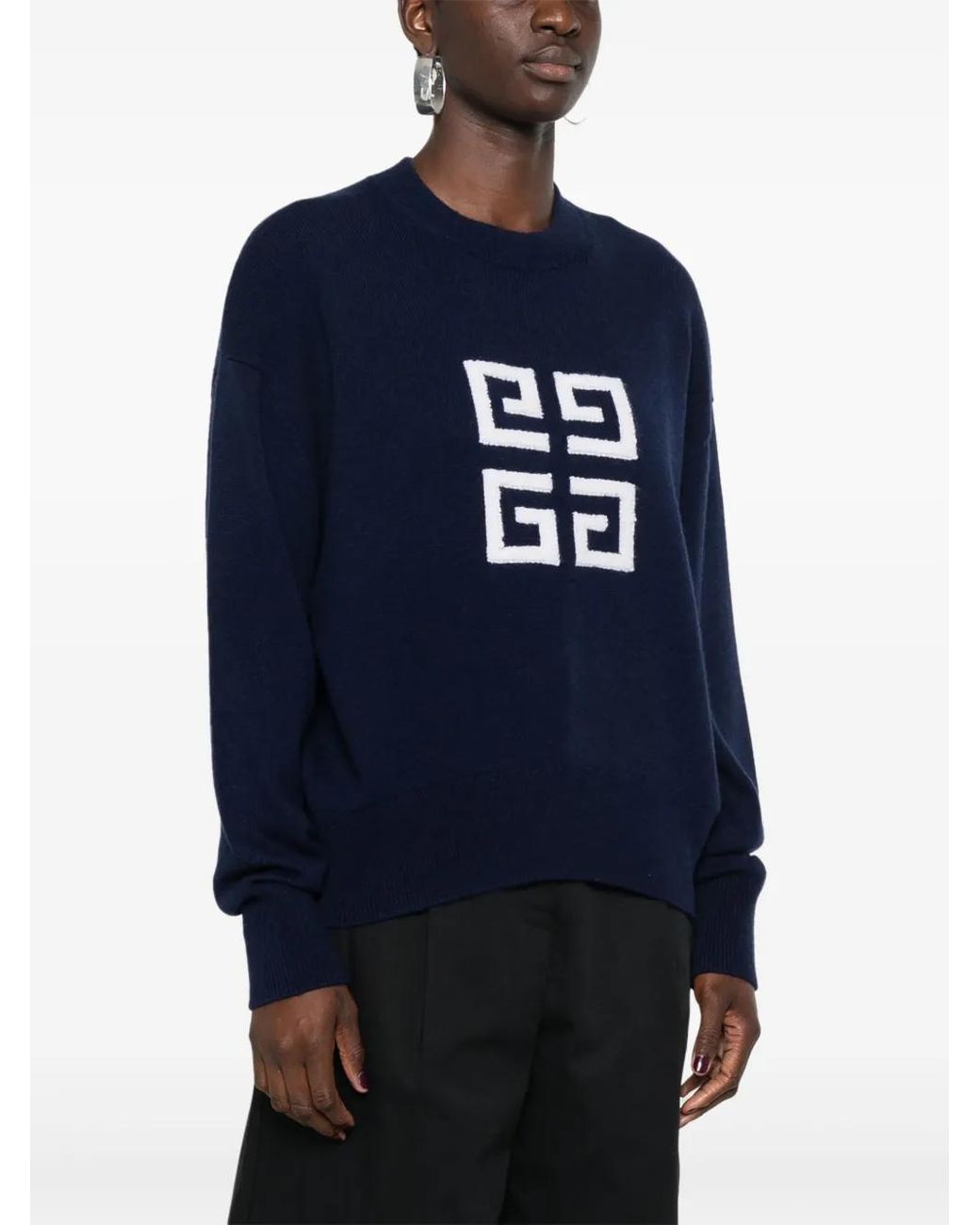 Givenchy Blue Sweaters