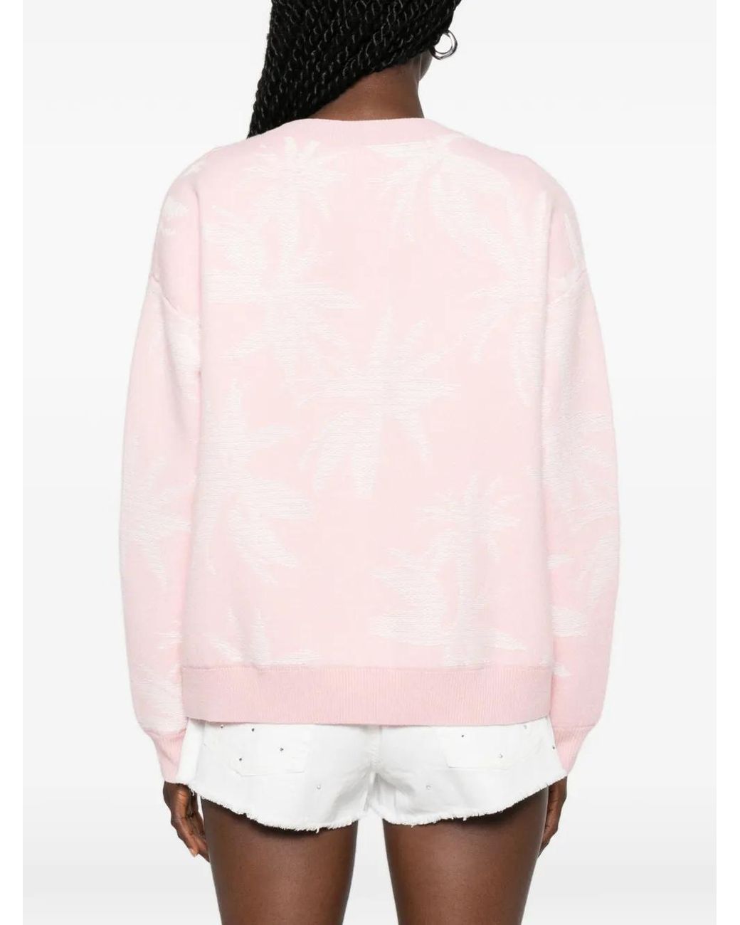 Kujten Pink Palma Sweater