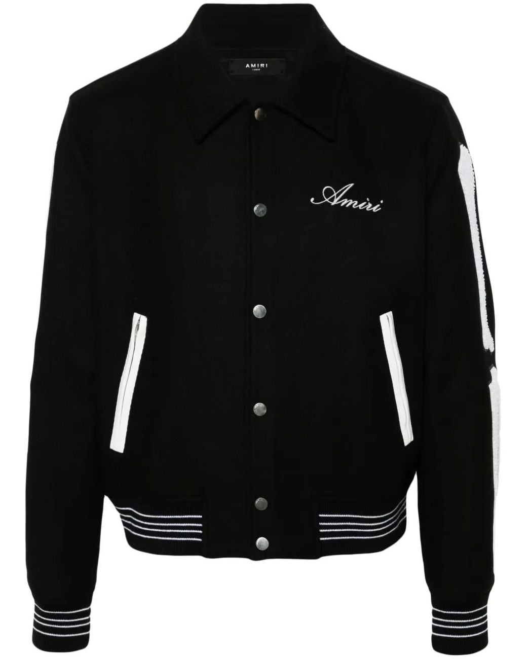 Amiri Black Tailored And Wool Blend Jacket for men