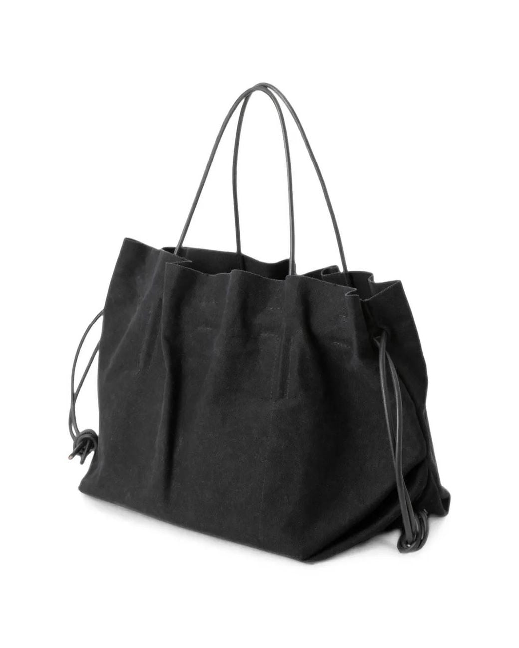 Borsa Tote Scarecrow Con Coulisse di Amiacalva in Black