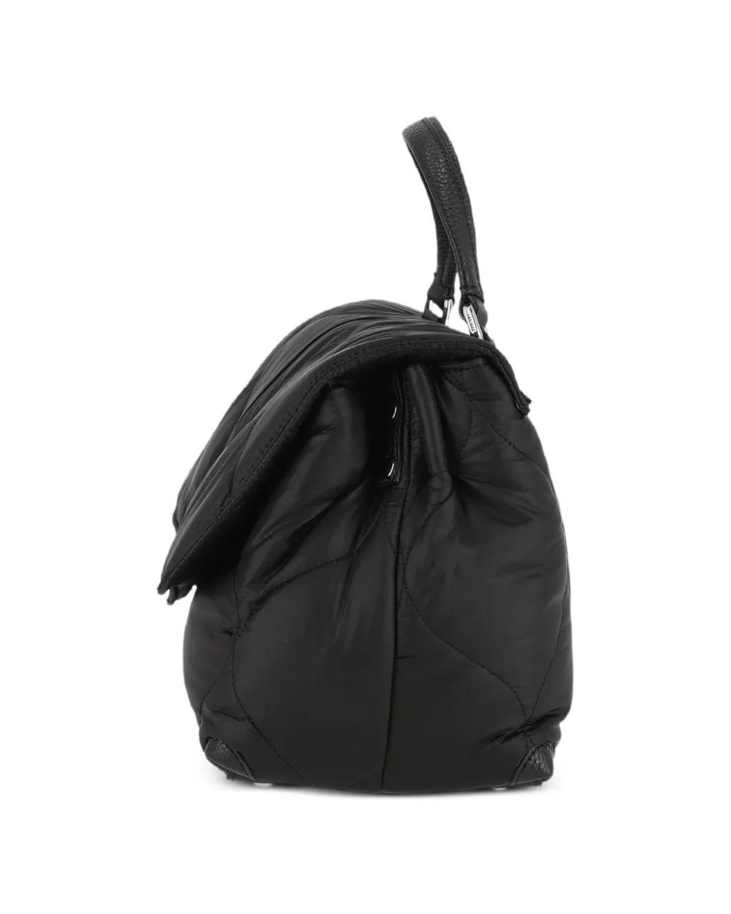 Zanellato Black Postina Lunaria Quilted Shoulder Bag
