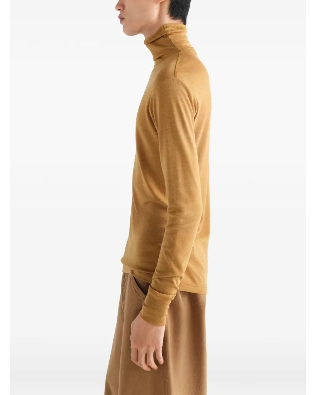 Lemaire Natural Turtleneck Top for men