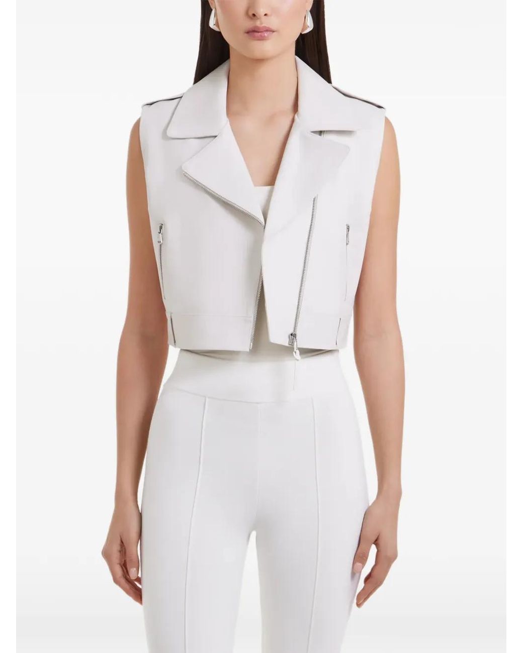 Rudsak White Betty Leather Vest