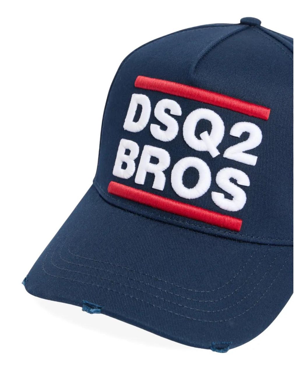 DSquared² Blue Dsq2 Baseball Cap for men