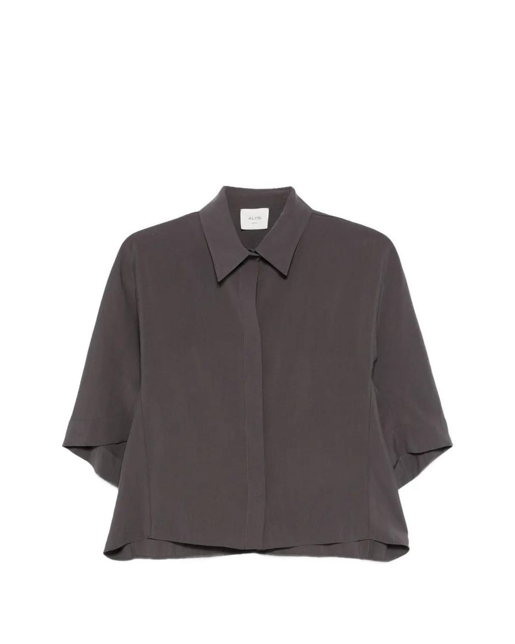 Alysi Gray Short-Sleeve Shirt