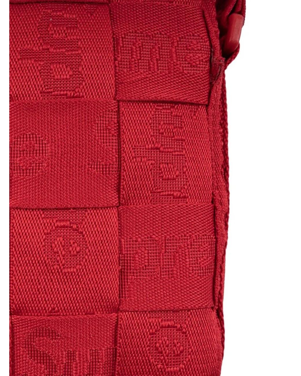 Supreme Gewebte Kuriertasche in Red für Herren