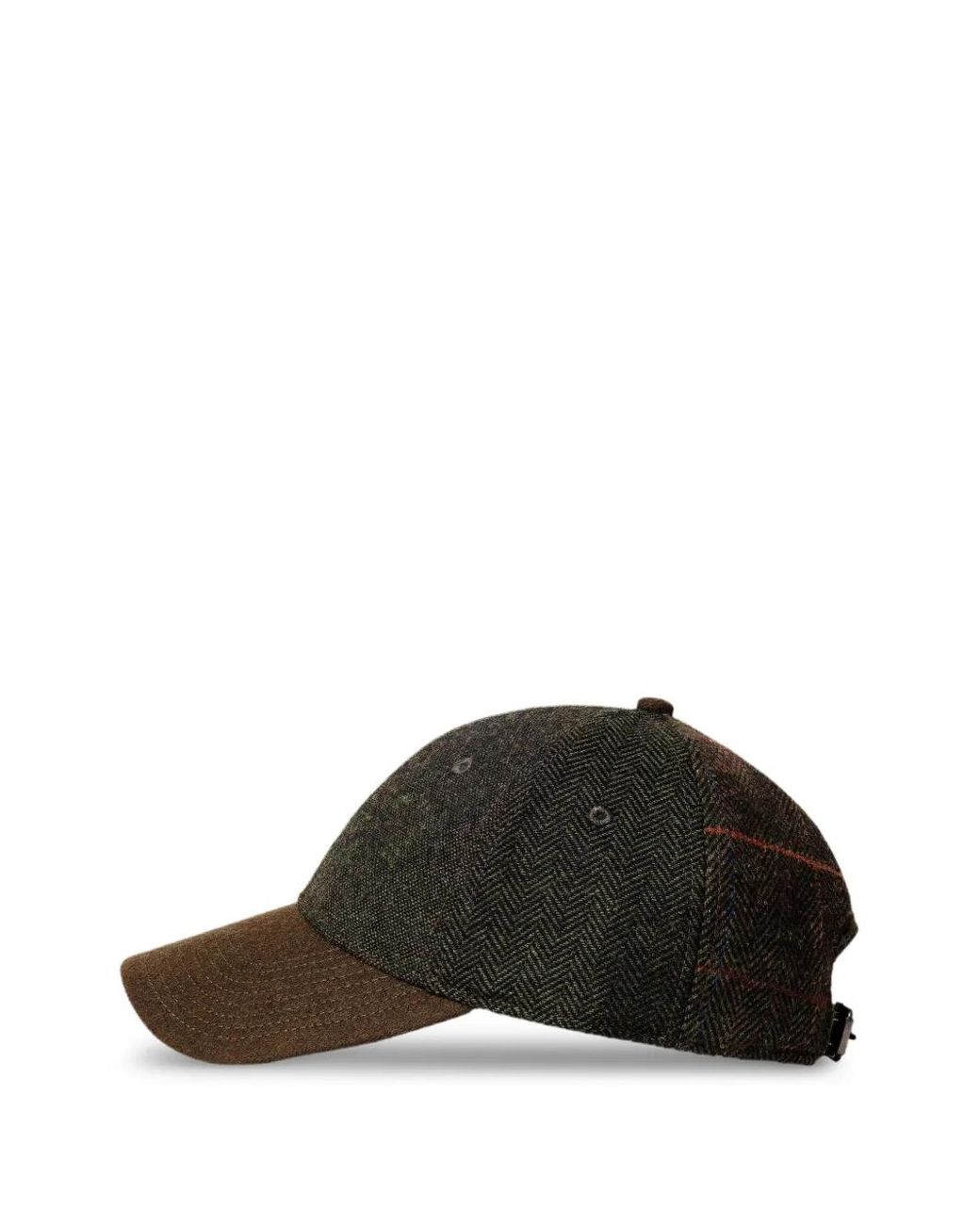 Hackett Black Patchwork Cap for men
