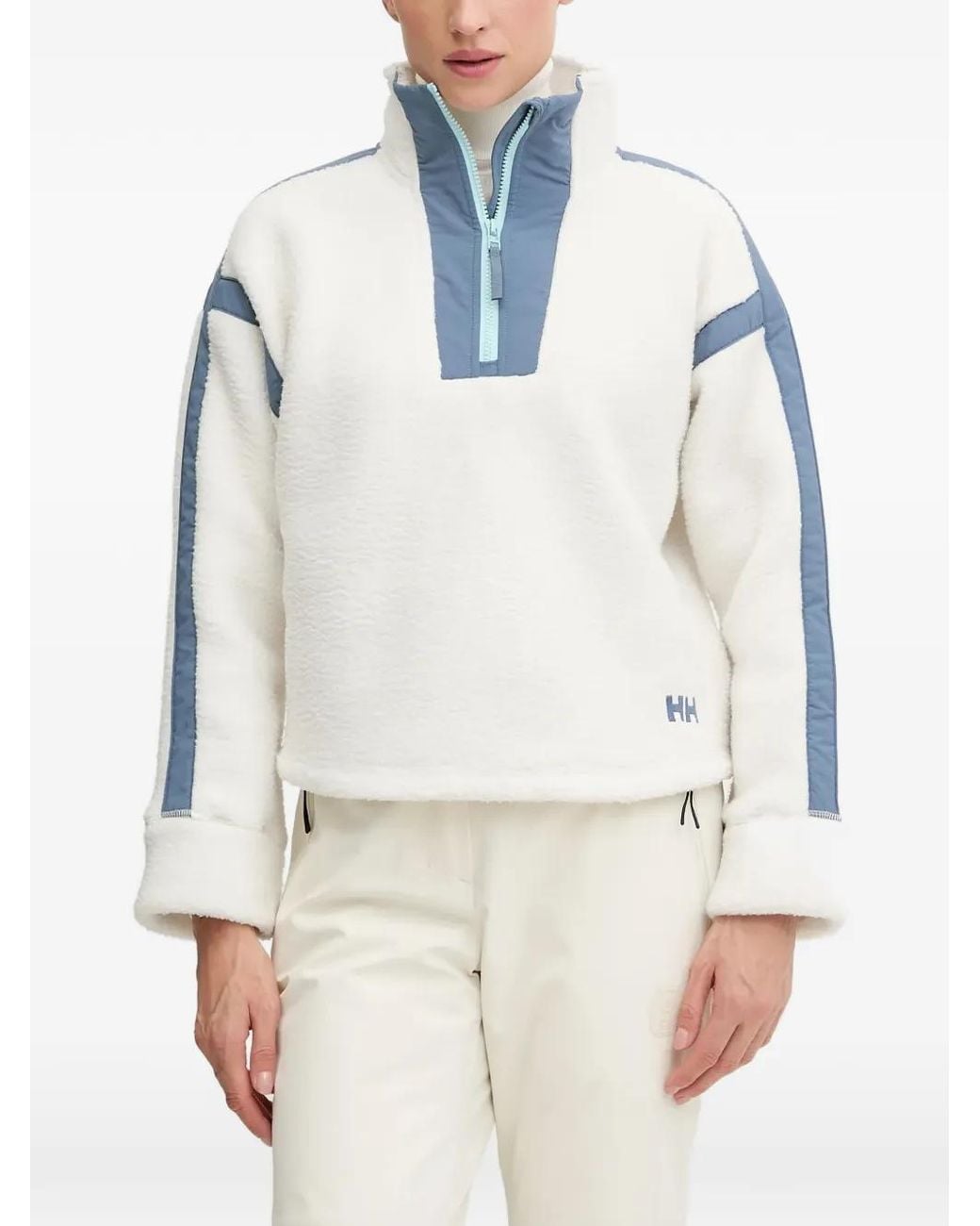 Haut Zippé À Rayures Helly Hansen en coloris Blue