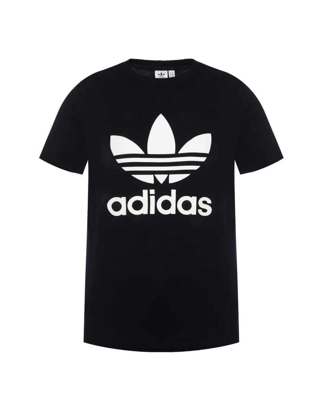 Adidas Black Originals Trefoil Tee Wmns