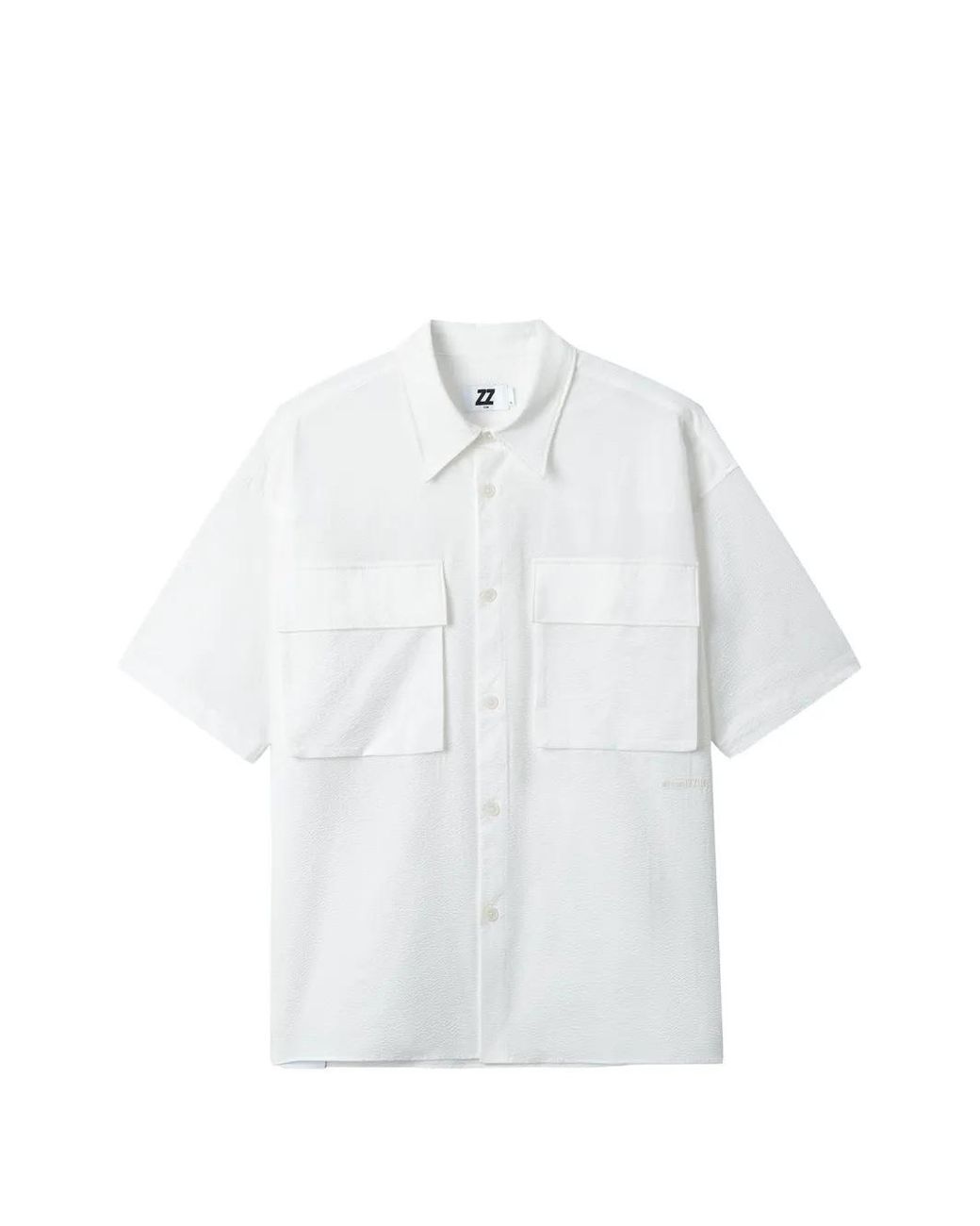 Izzue White Pockets Shirt for men