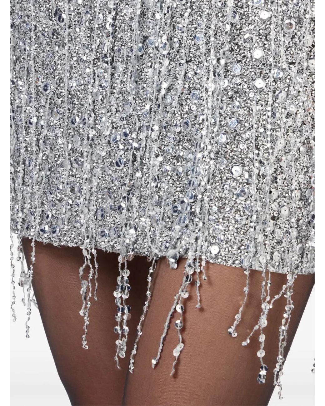 Elisabetta Franchi Gray Short Skirts