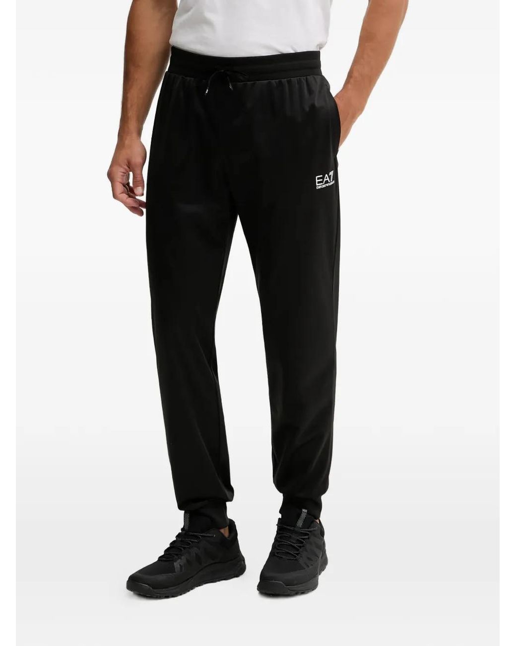 EA7 Trainingsbroek Set Met Logodetail in het Black voor heren