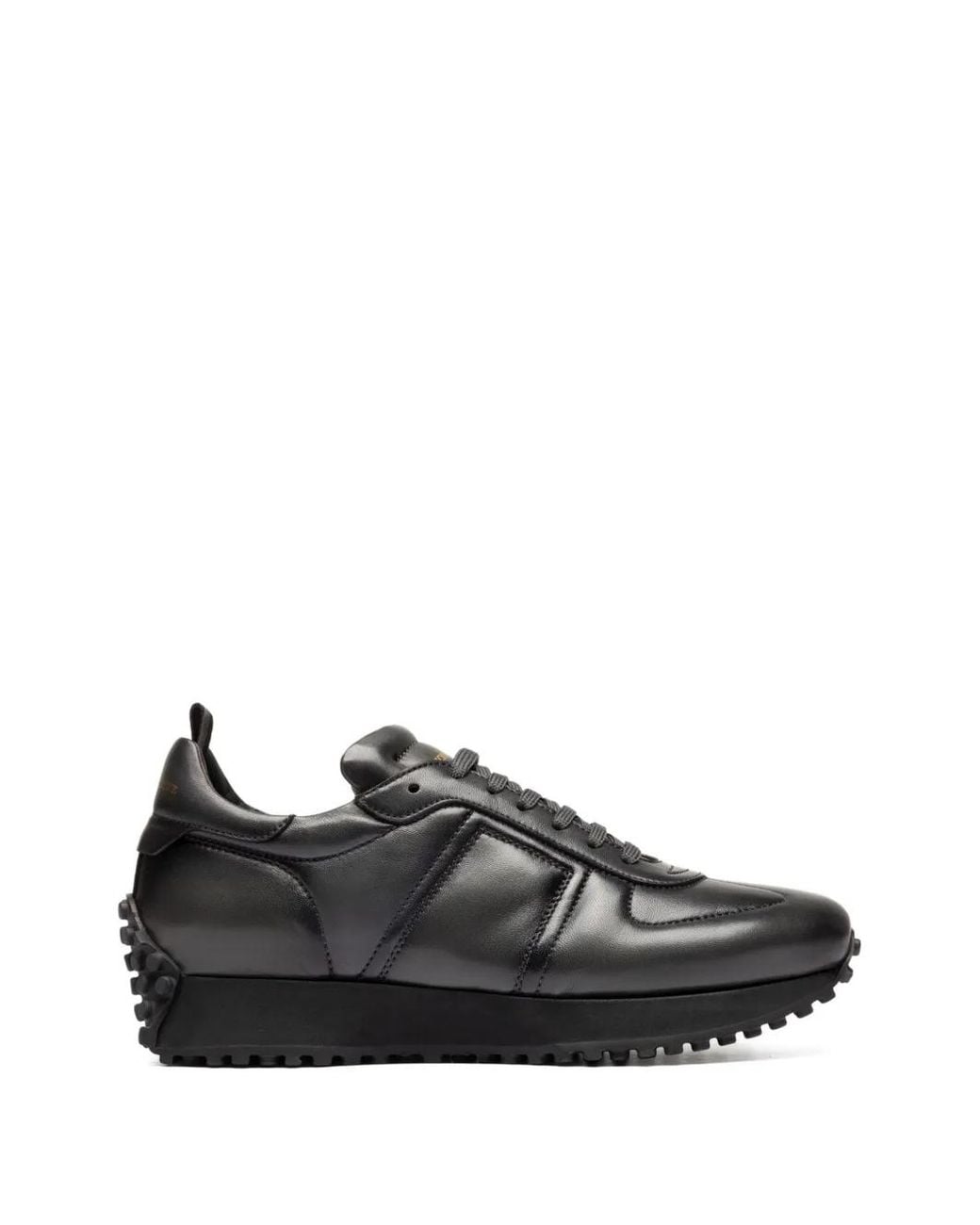 Officine Creative Black Kasba 003 Leather Sneakers for men