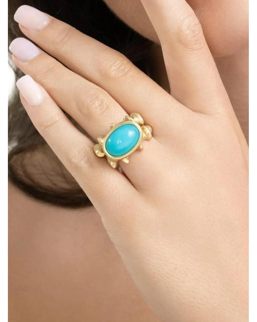 VRAM Blue Chrona Ii Chrysocolla Ring