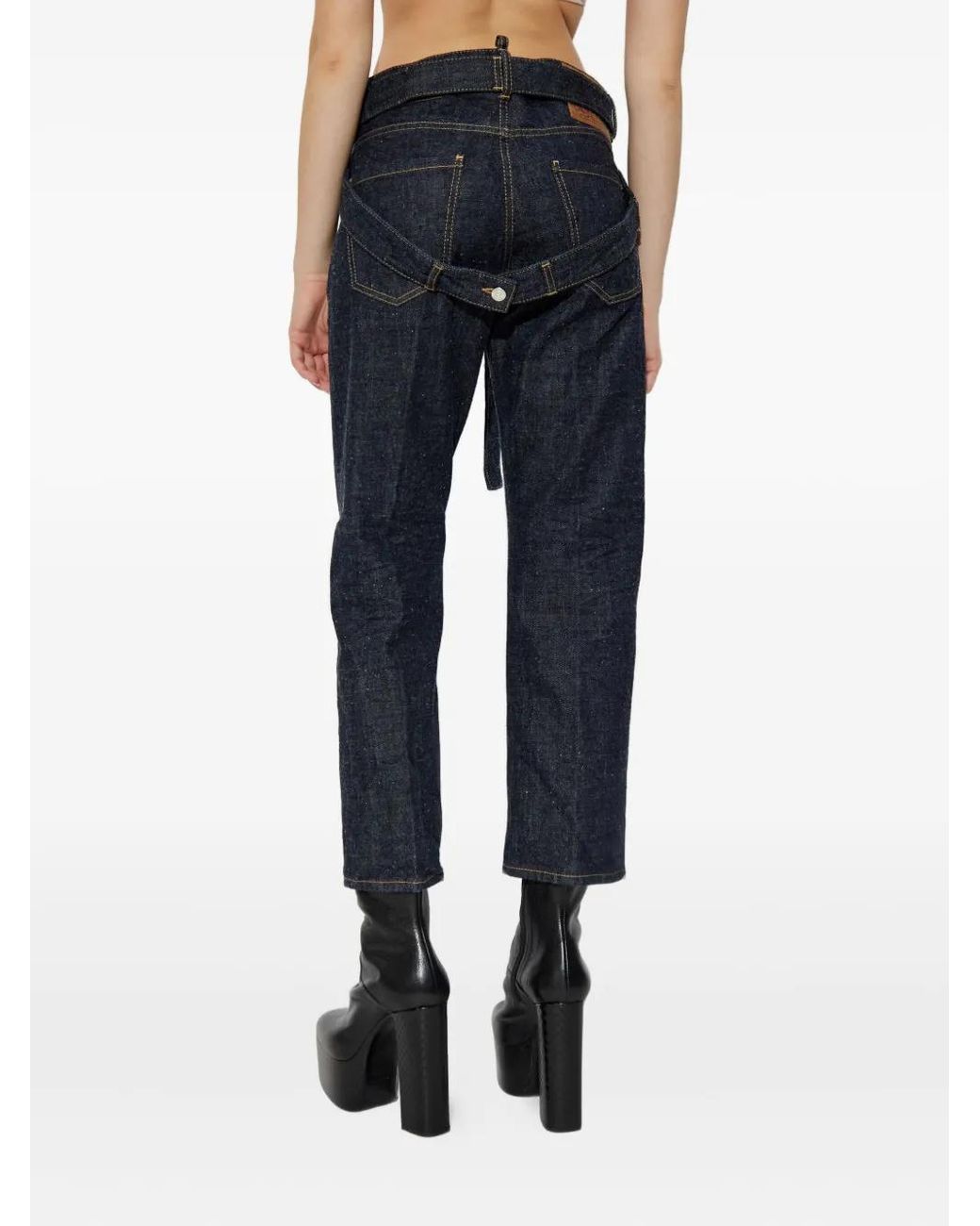 Vaqueros con cinturón DSquared² de color Blue