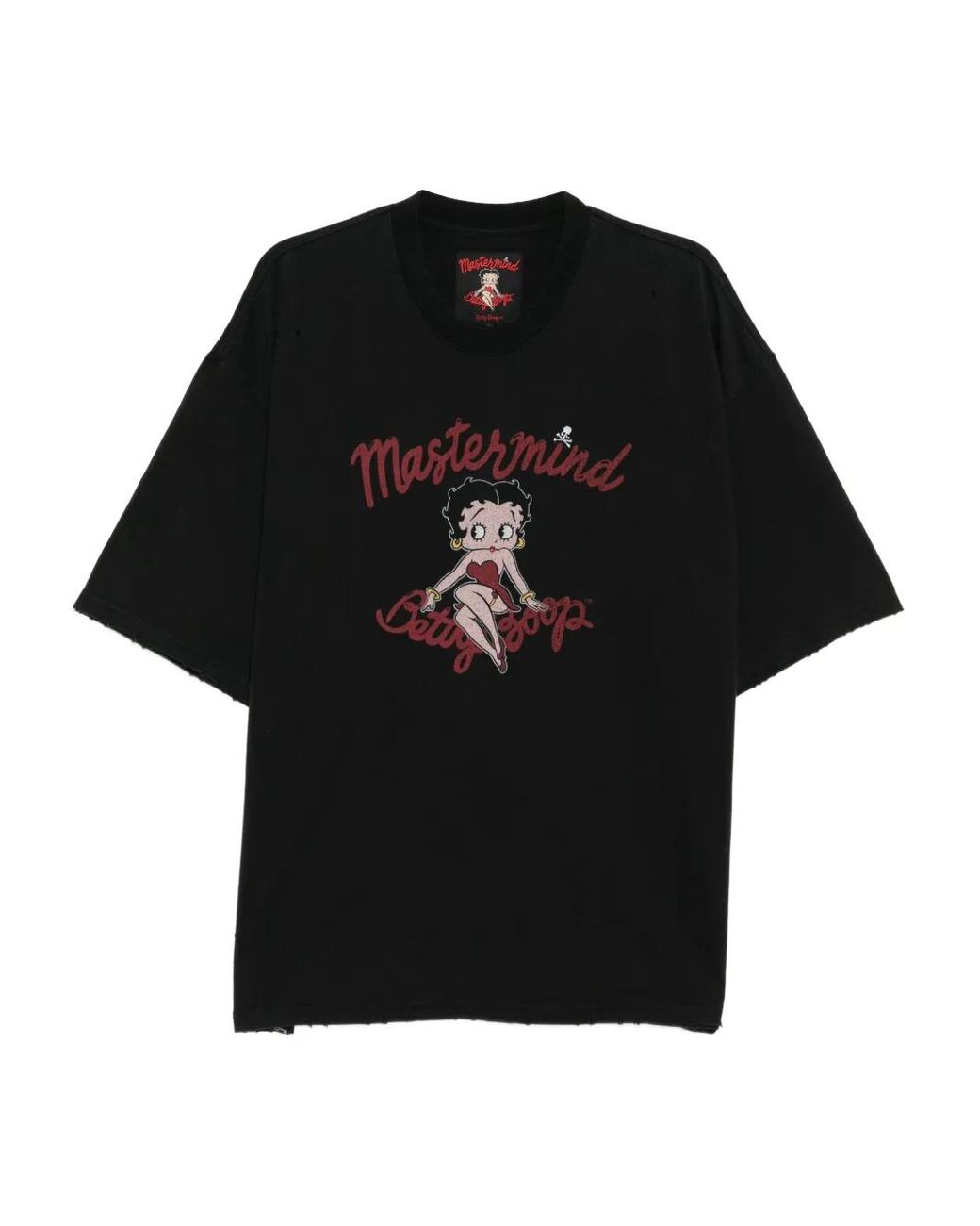 MASTERMIND WORLD X Betty Boop T-Shirt Mit Logo-Print in Black für Herren