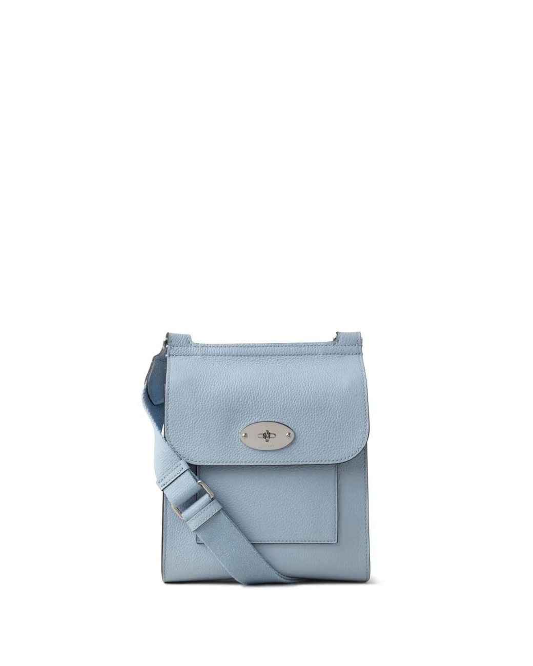 Mulberry Blue Small Antony Leather Shoulder Bag for men