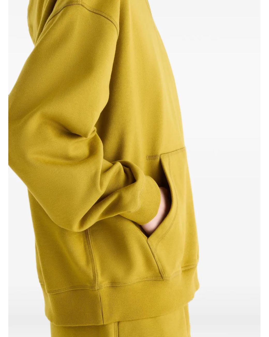 New Balance Yellow Sweat À Capuche Athletics French Terry