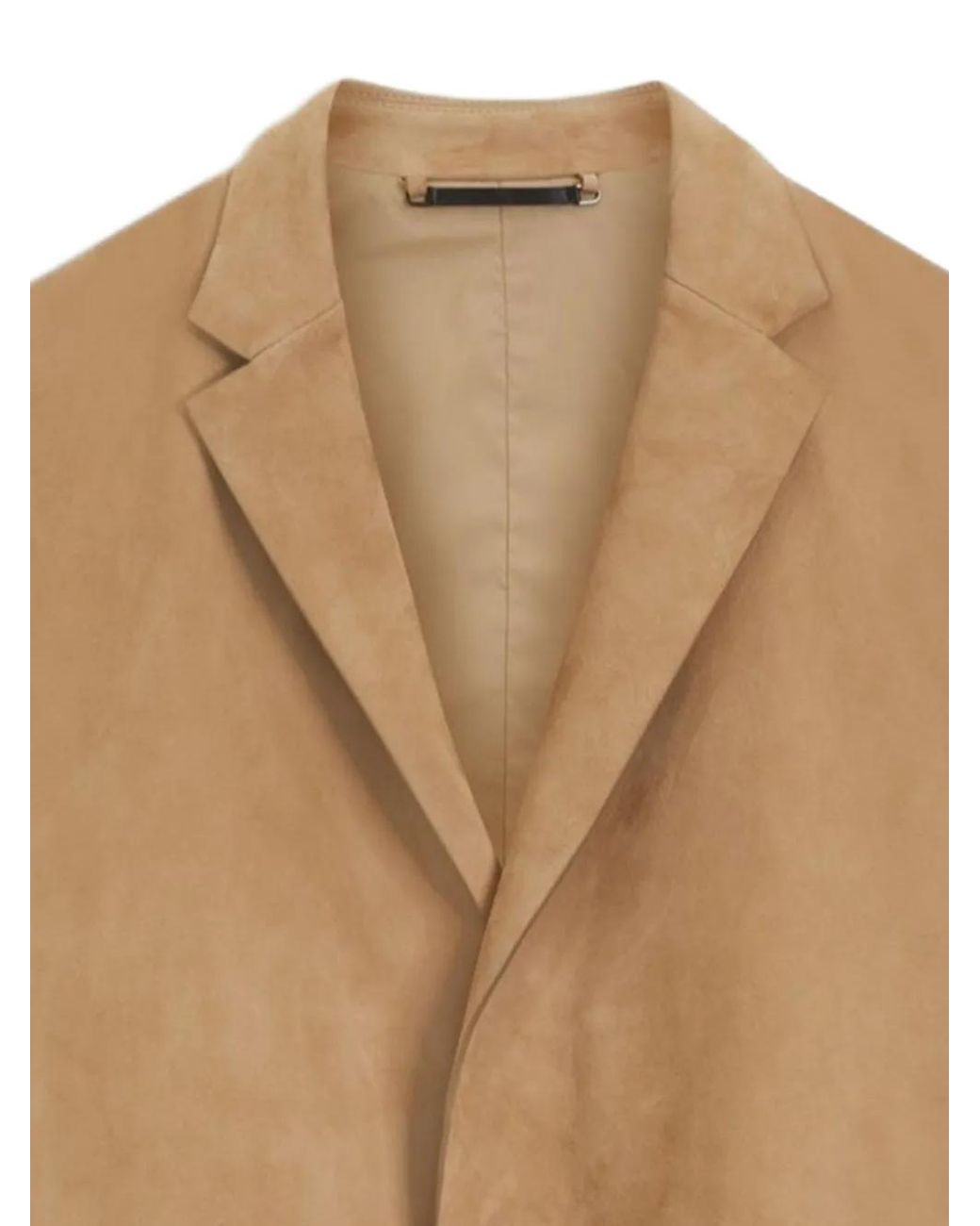 Boss Natural Blazer En Daim À Coutures Amf for men