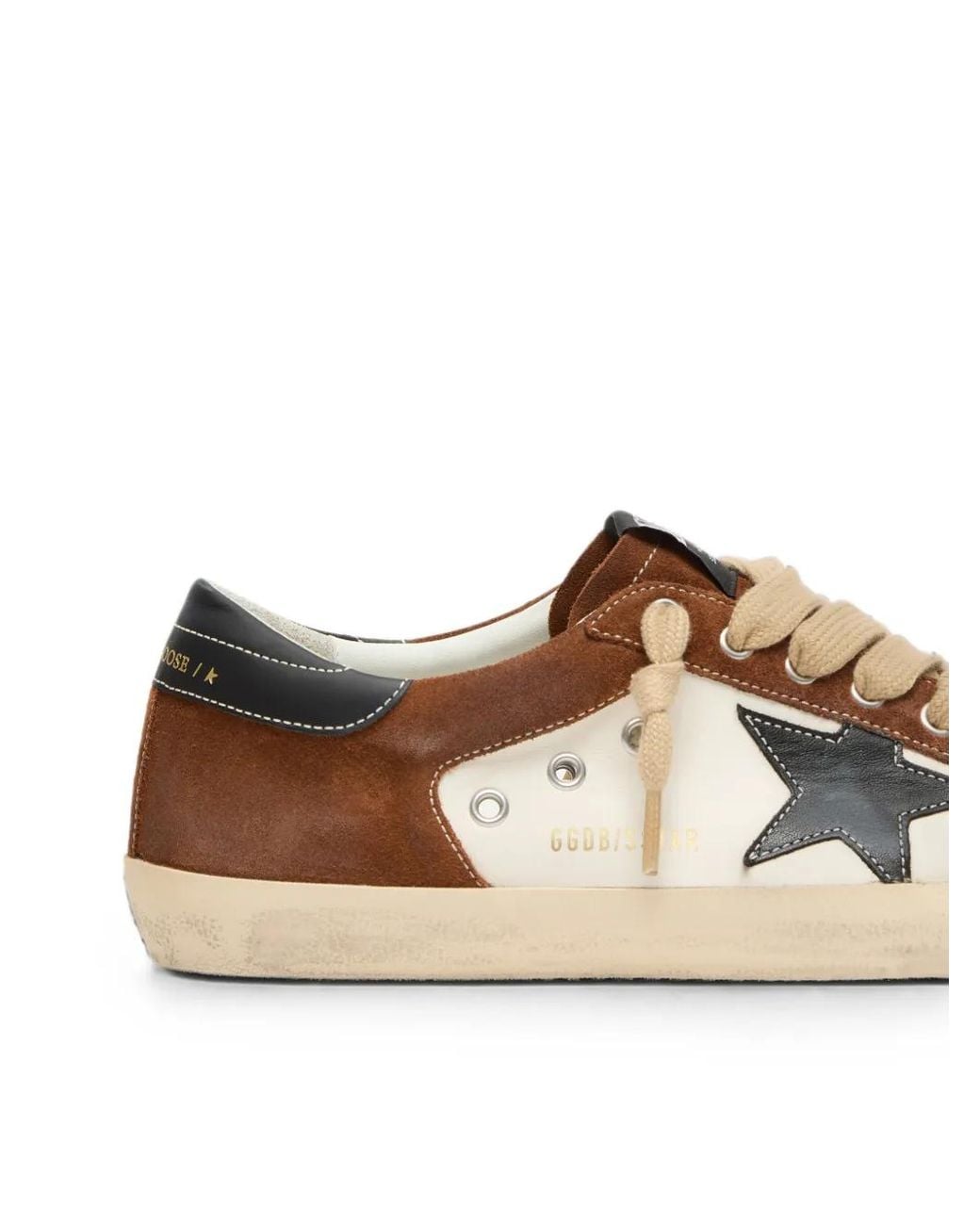 Golden Goose Deluxe Brand Brown Super-Star Sneakers for men
