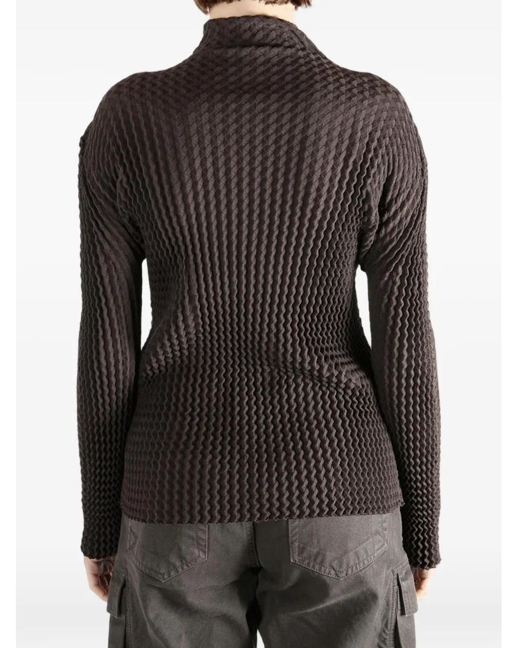 Issey Miyake Gray Spongy-66 Zip Jacket