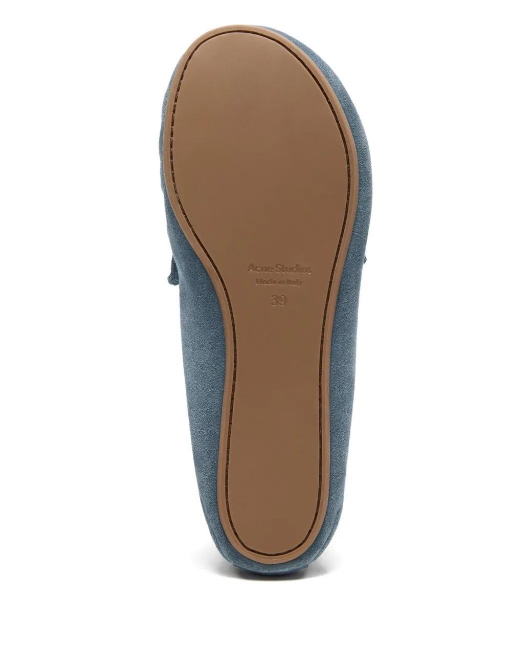 Acne Blue Suede Loafers