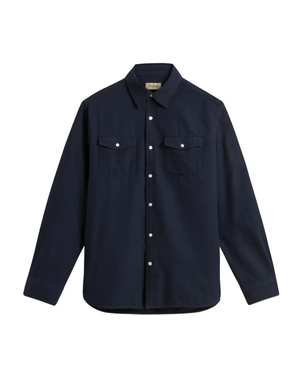 Woolrich Flannel Duncan Overhemd in het Blue voor heren