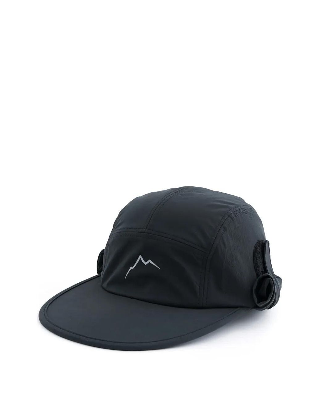 CAYL Black Logo-Print Panelled Cap for men
