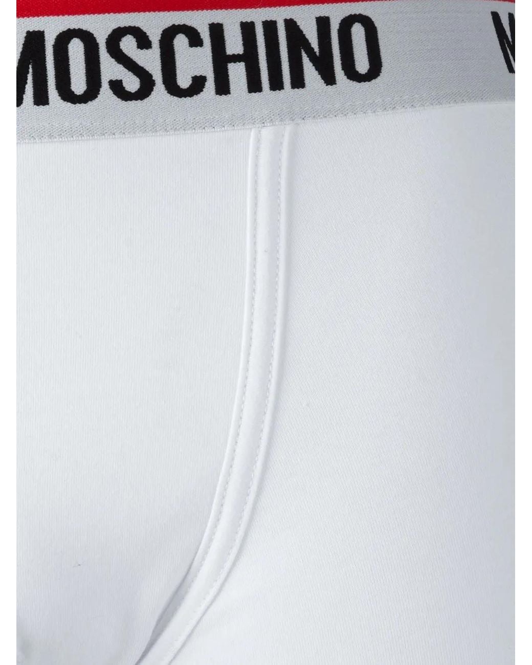 Moschino Twee Boxershorts Met Logoband in het White voor heren