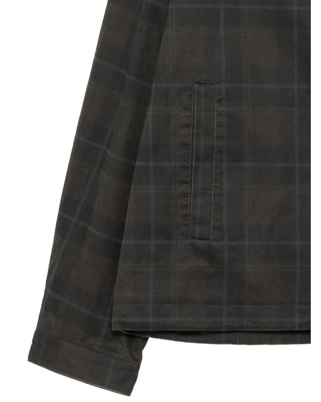 CROQUIS Black Plaid Jacket for men