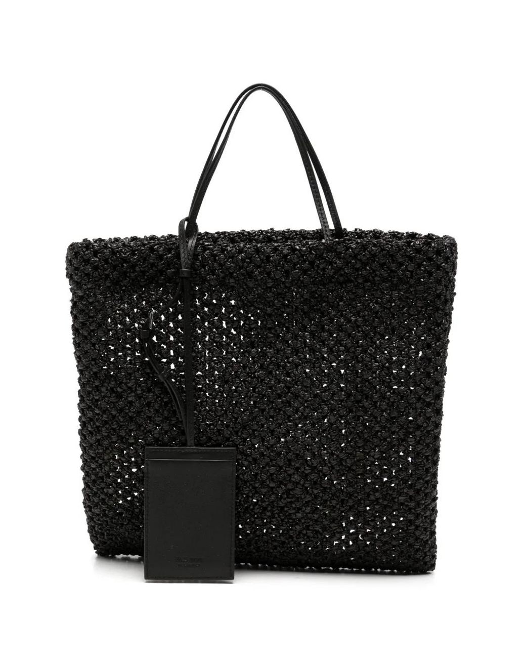 Bolso Shopper Barn Mini The Row de color Black