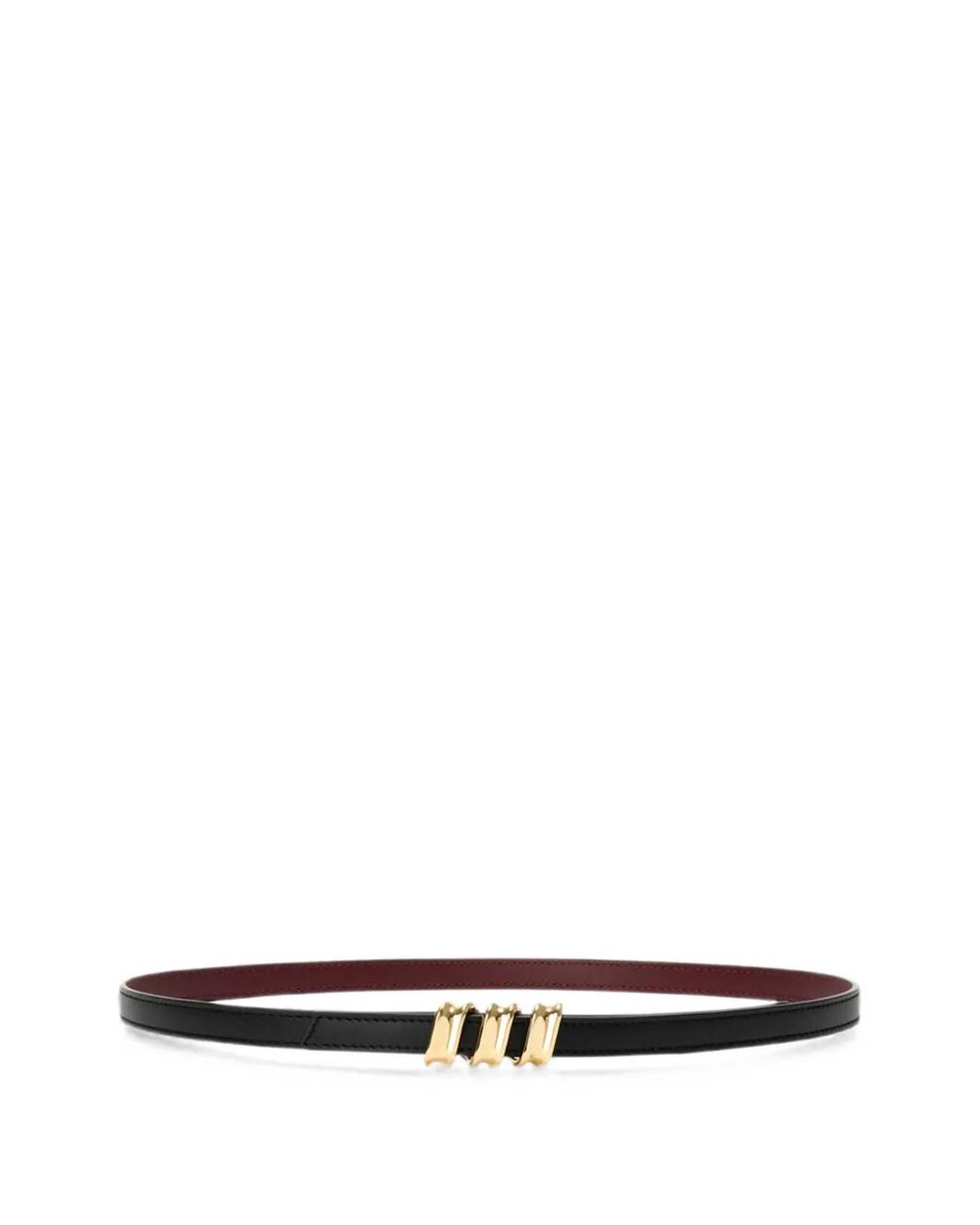 Loewe White Reversible Coil Belt