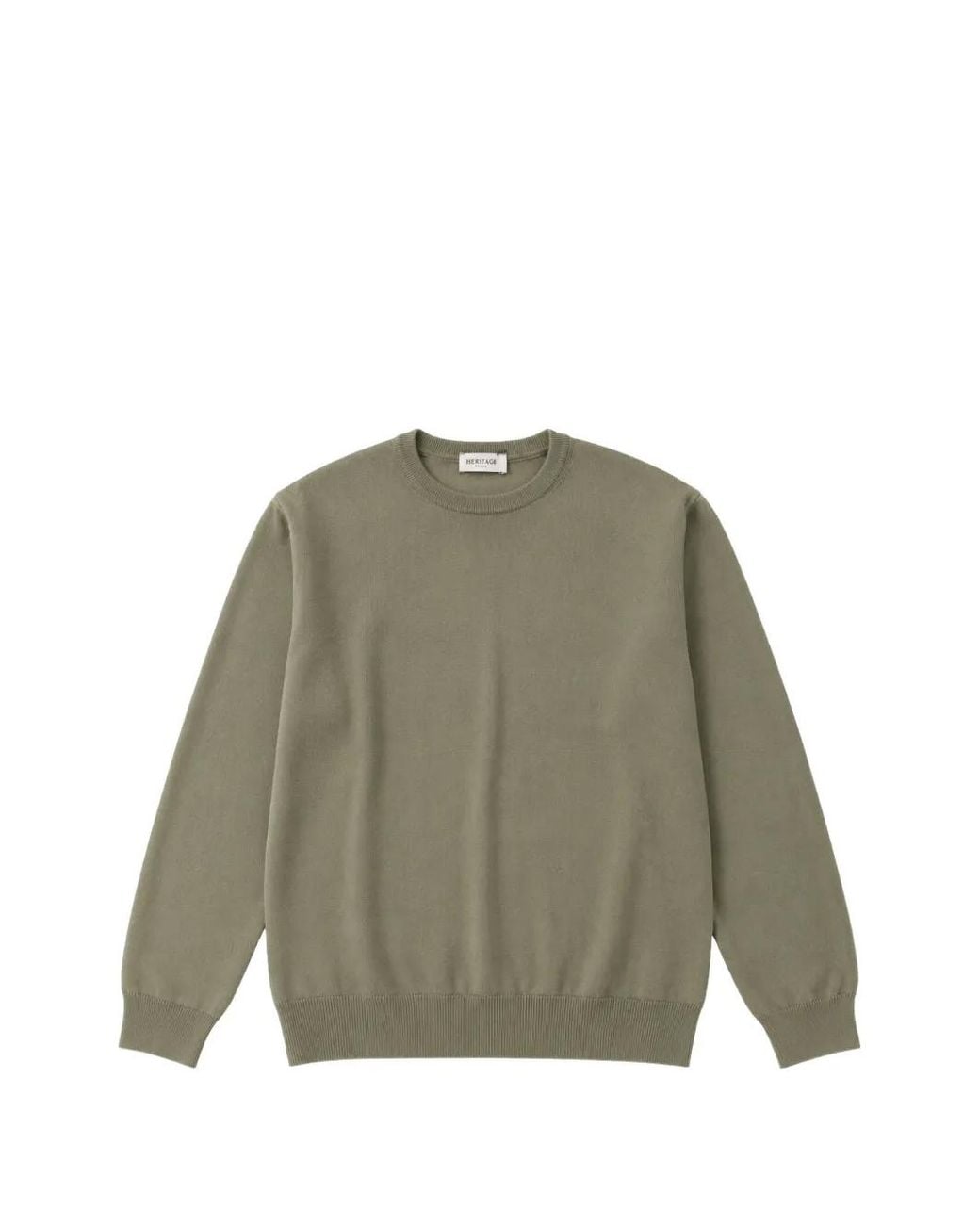 Heritage Green Long-Sleeve Sweater for men