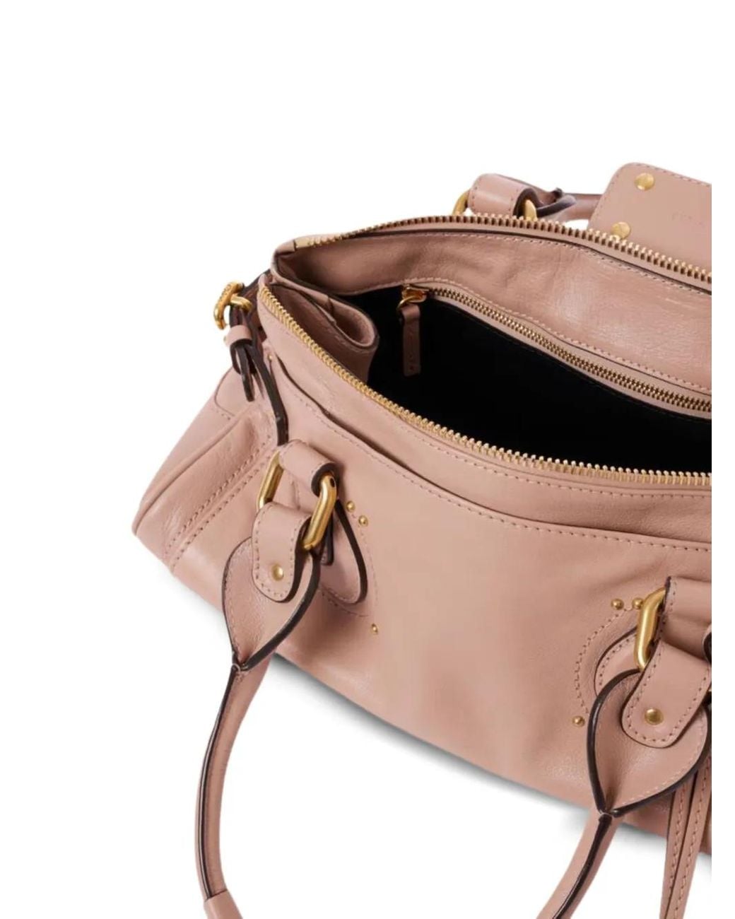 Chloé Pink Paddington Leather Tote Bag