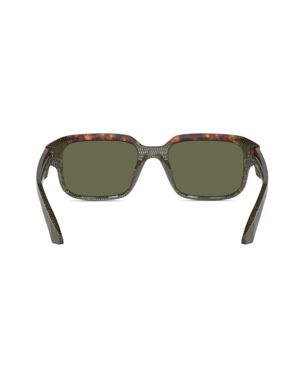 Alain Mikli Green Graphic-Print Rectangle-Frame Sunglasses