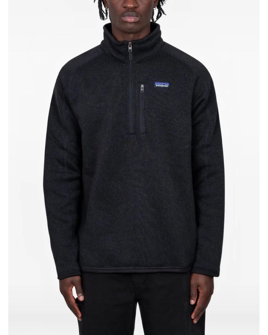 Patagonia Blue Logo-Patch Sweatshirt for men