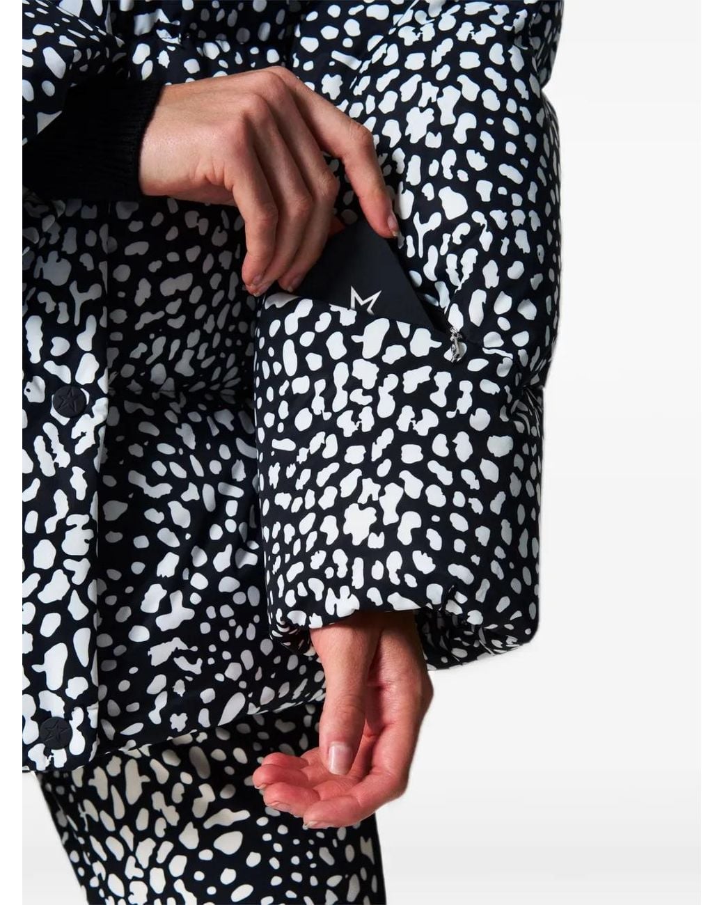 Perfect Moment Gray Supernova Star-Patch Jacket