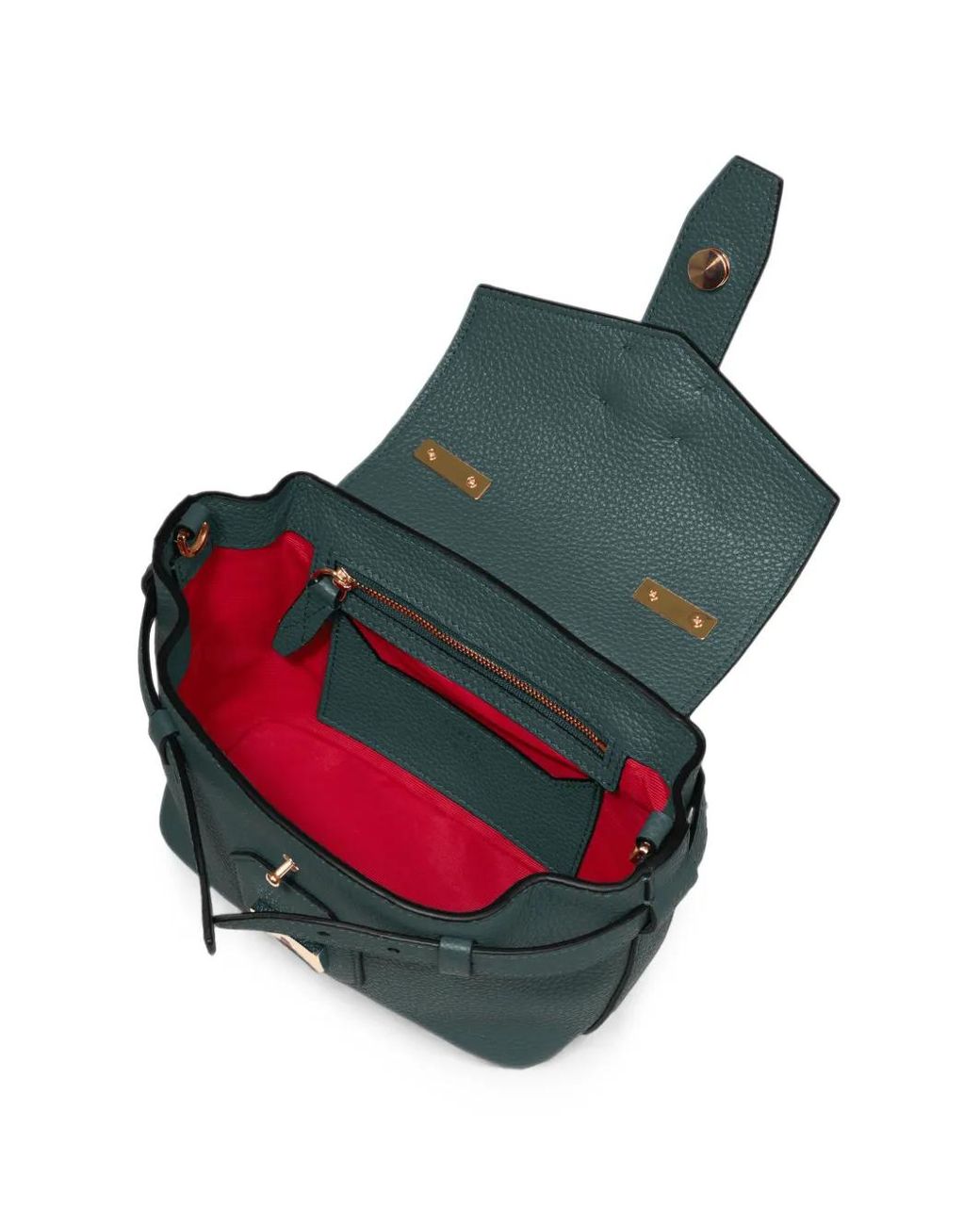 Lancel Green S Charlie Grained-Leather Tote Bag